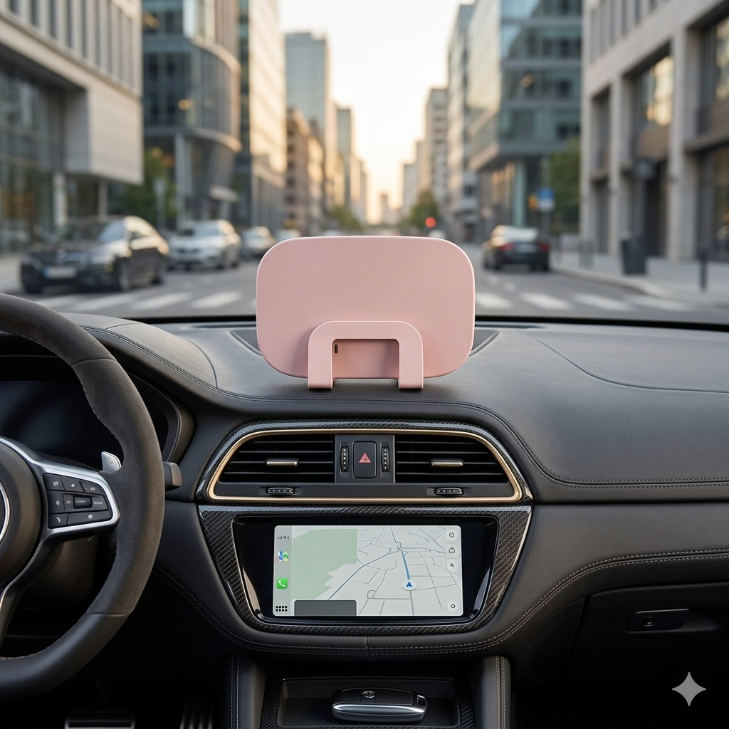 Car Sun Visor Vanity Makeup Mirror With LED Lighting Touch Control And 3 Light Modes (Random Colour)